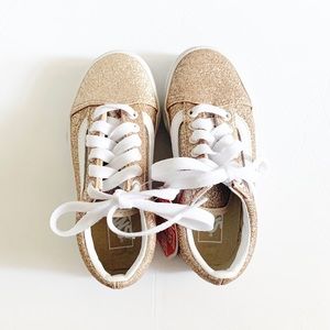 Vans old skool kids Sand Glitter size 11